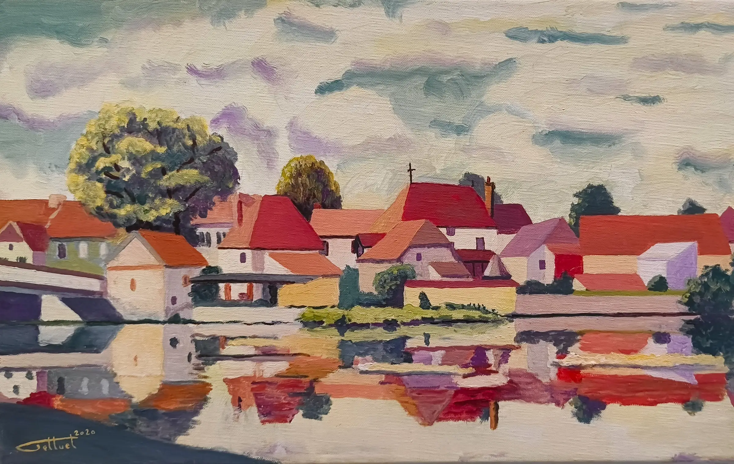 Philippe Pelluet "peint l'Aube"