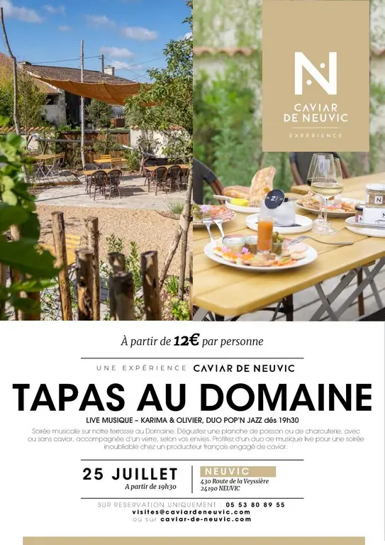 Soirée musicale et tapas