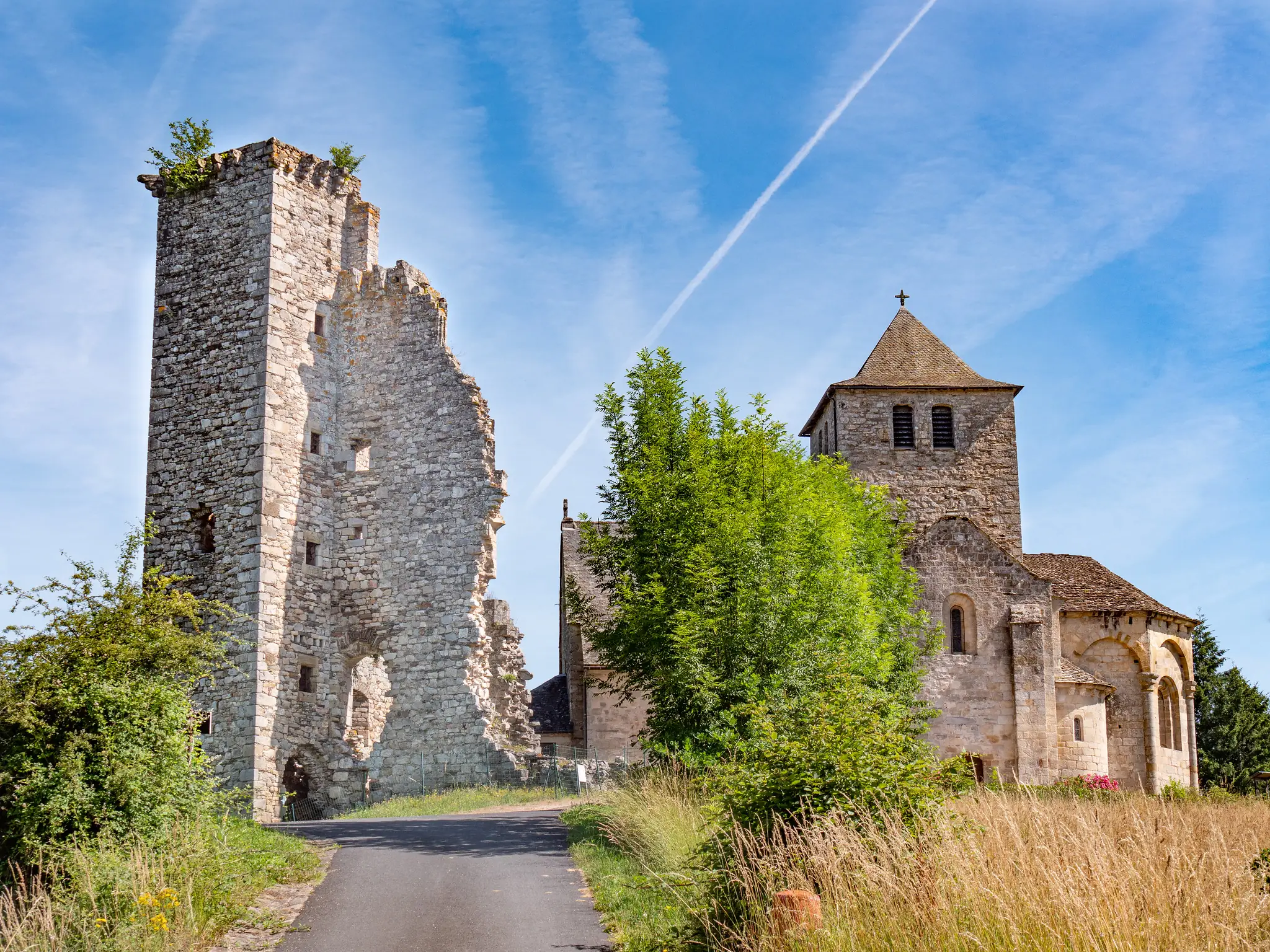 Ruines du château de la Chapoulie