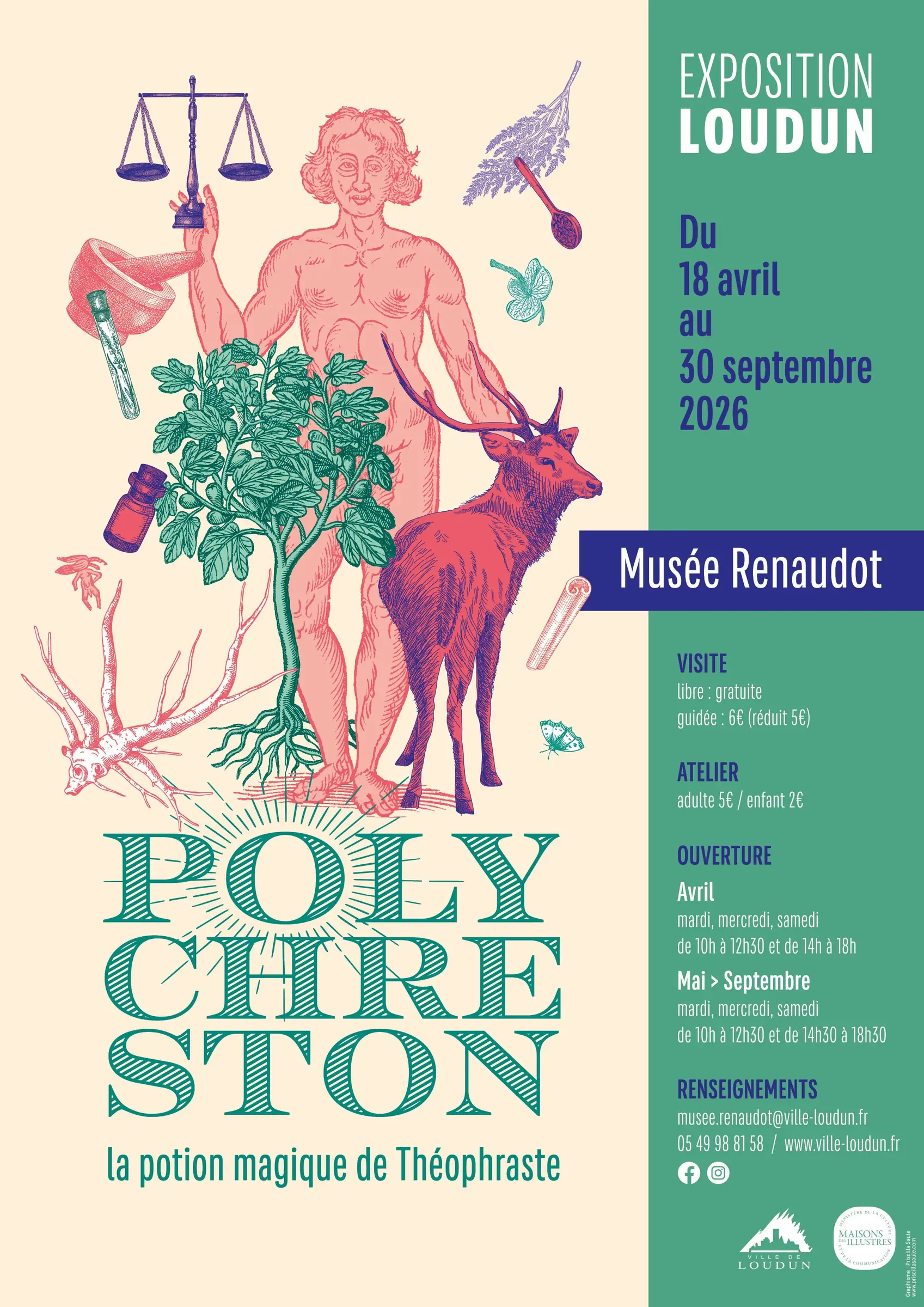 Exposition "Polychreston - la potion magique de Théophraste" au Musée Renaudot