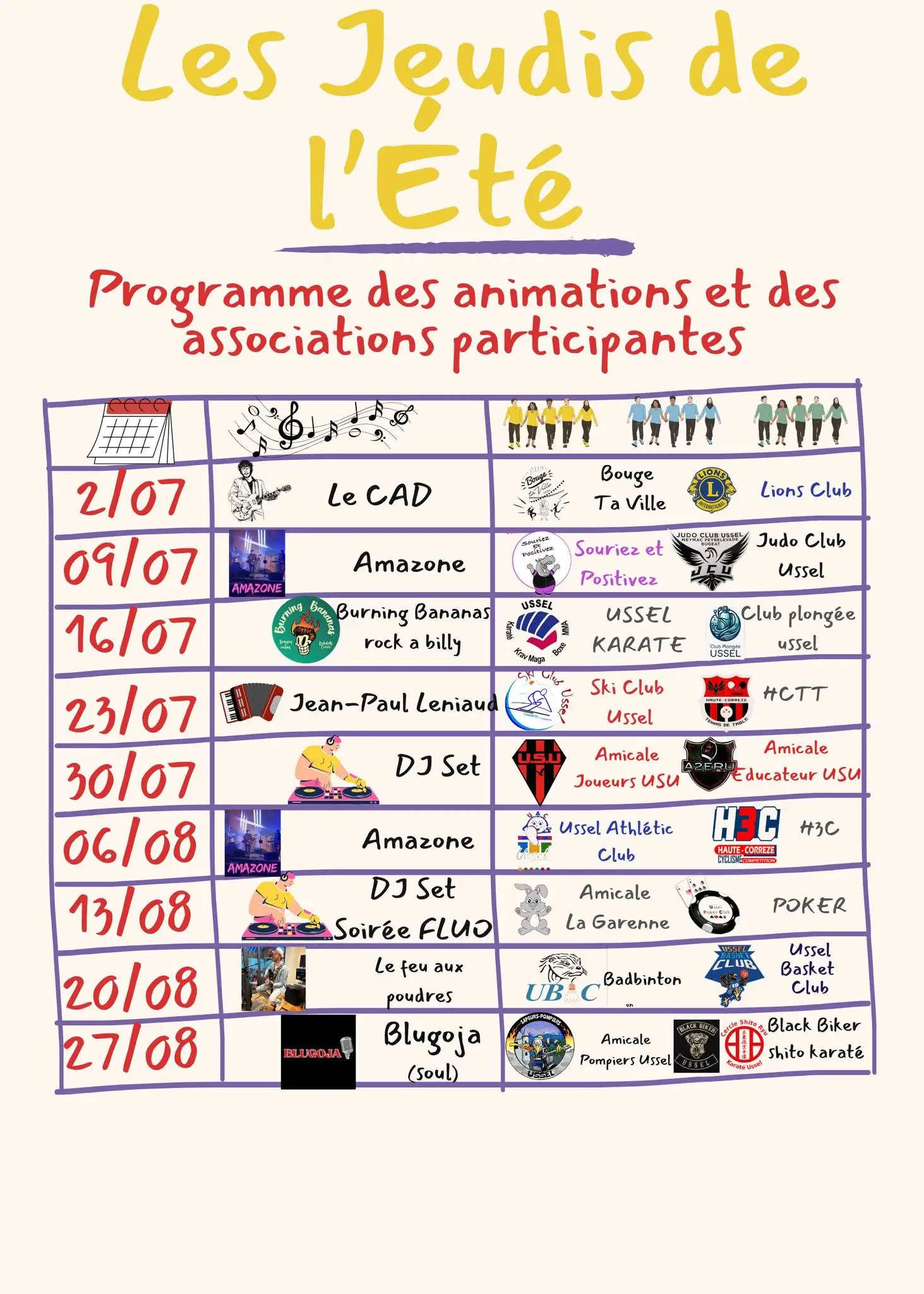 Les jeudis de l'été