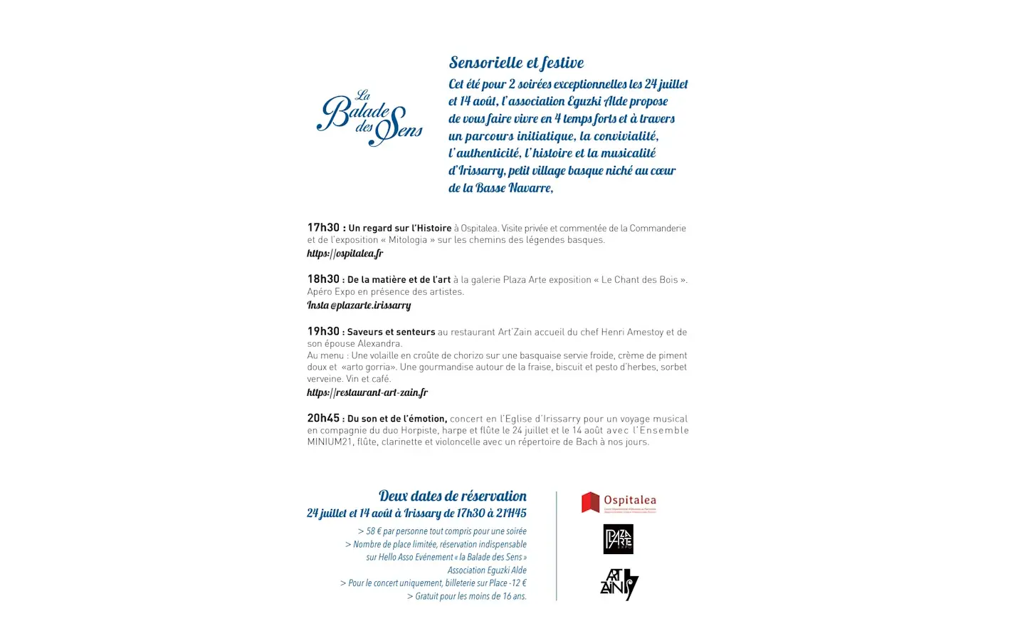 La Balade des Sens, soirée sensorielle et festive
