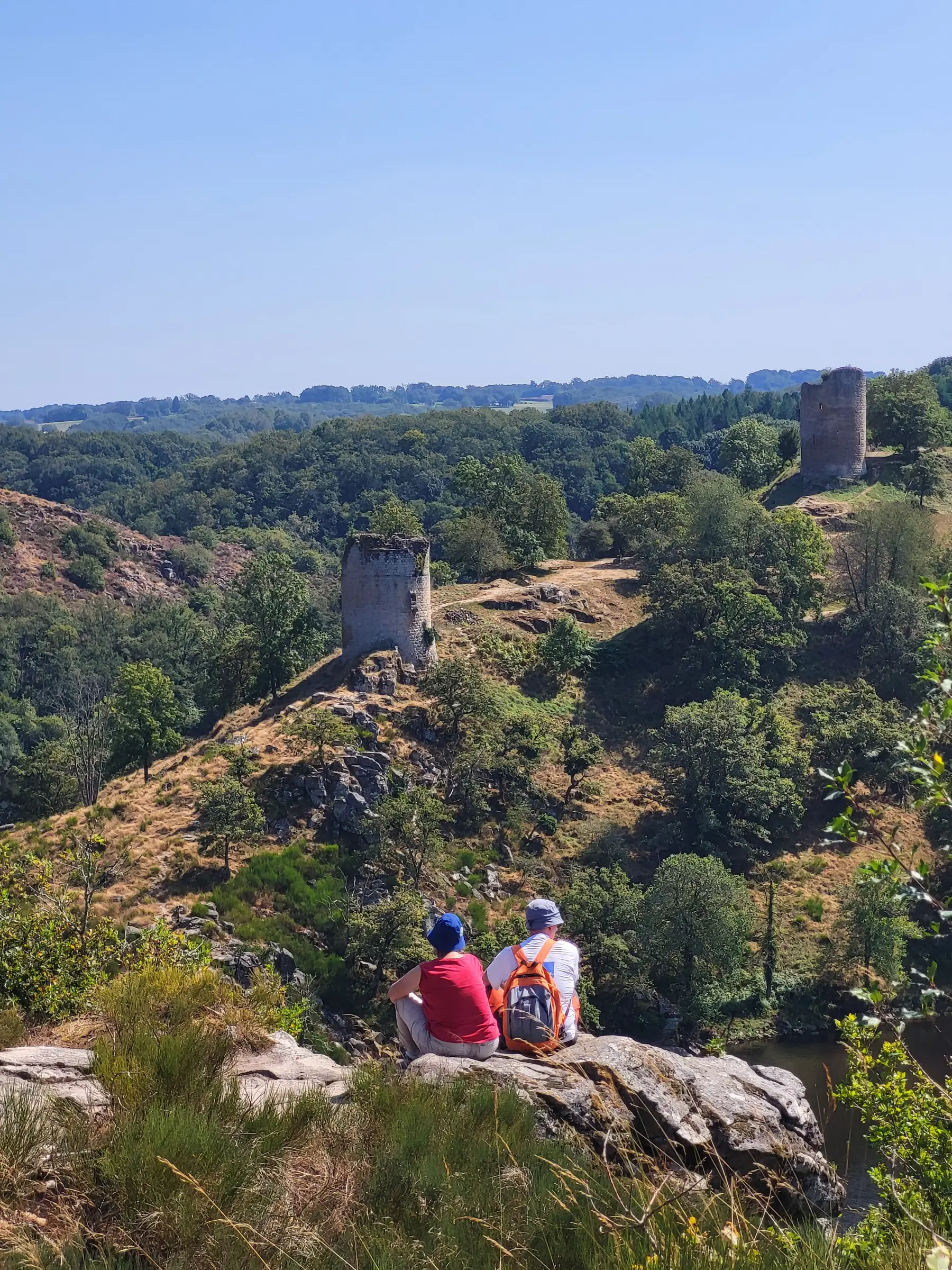 L'ancienne forteresse médiévale de Crozant