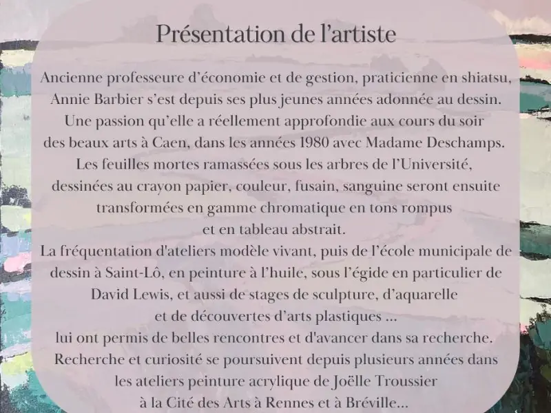 Exposition > Annie BARBIER