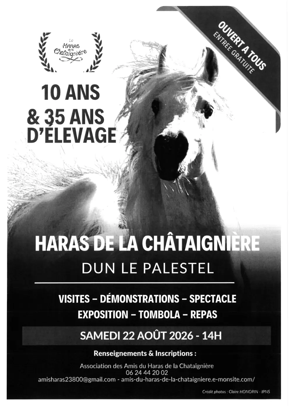 Journée  Haras de la Chataignière et repas