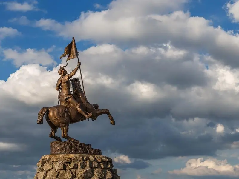 Statue de Jeanne D'arc à cheval