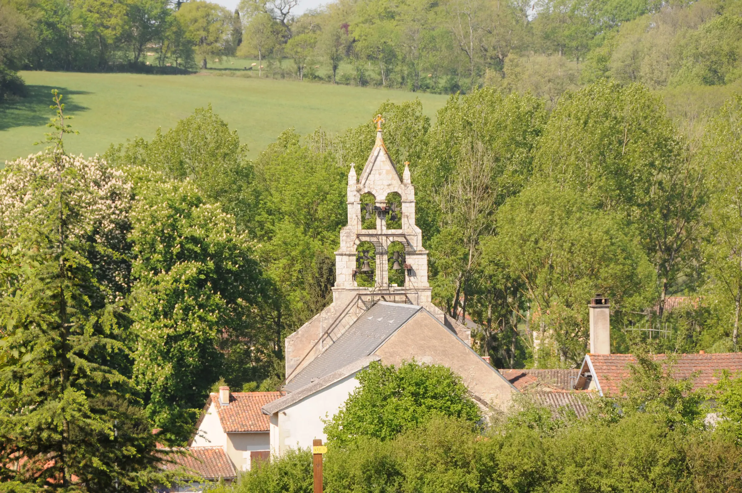 Façade de l’église Saint-Romain