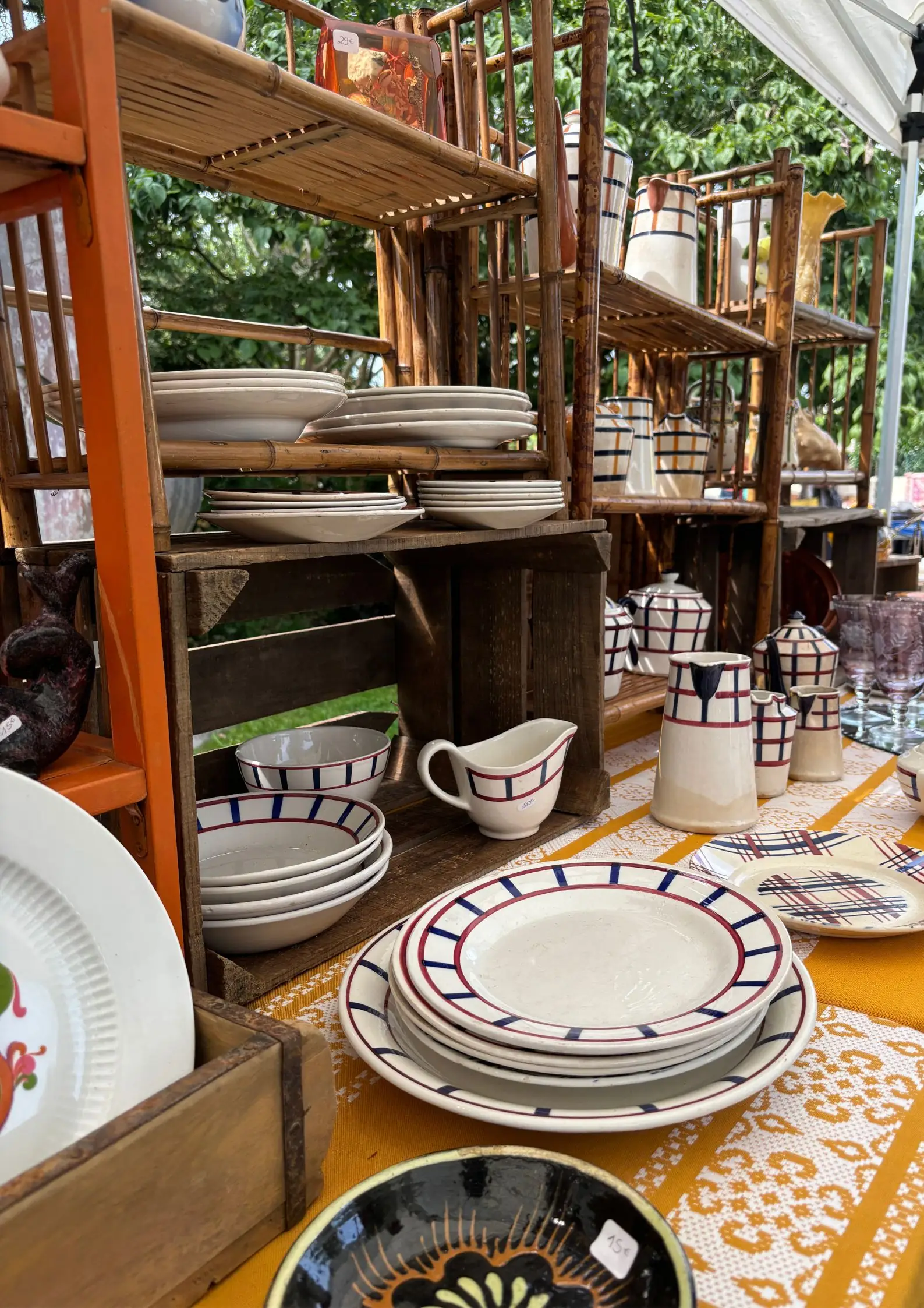 Marché à la brocante