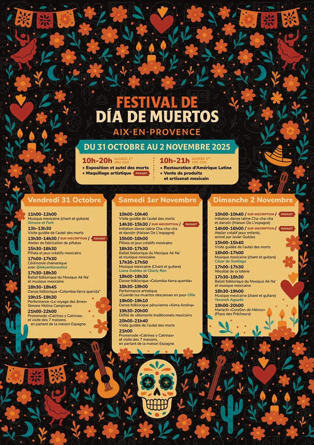 Festival de dia de muertos