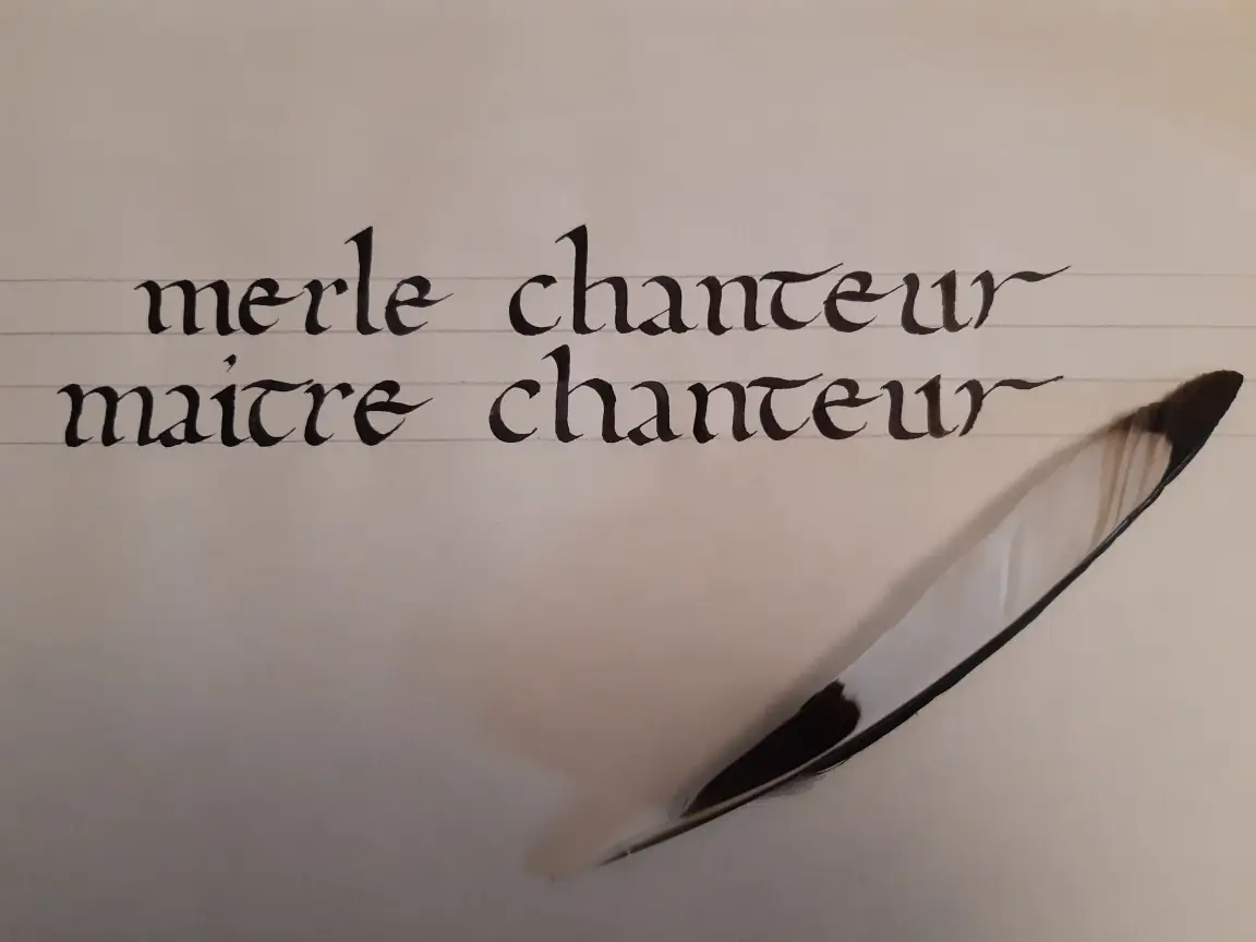 Atelier calligraphie "écriture Caroline"