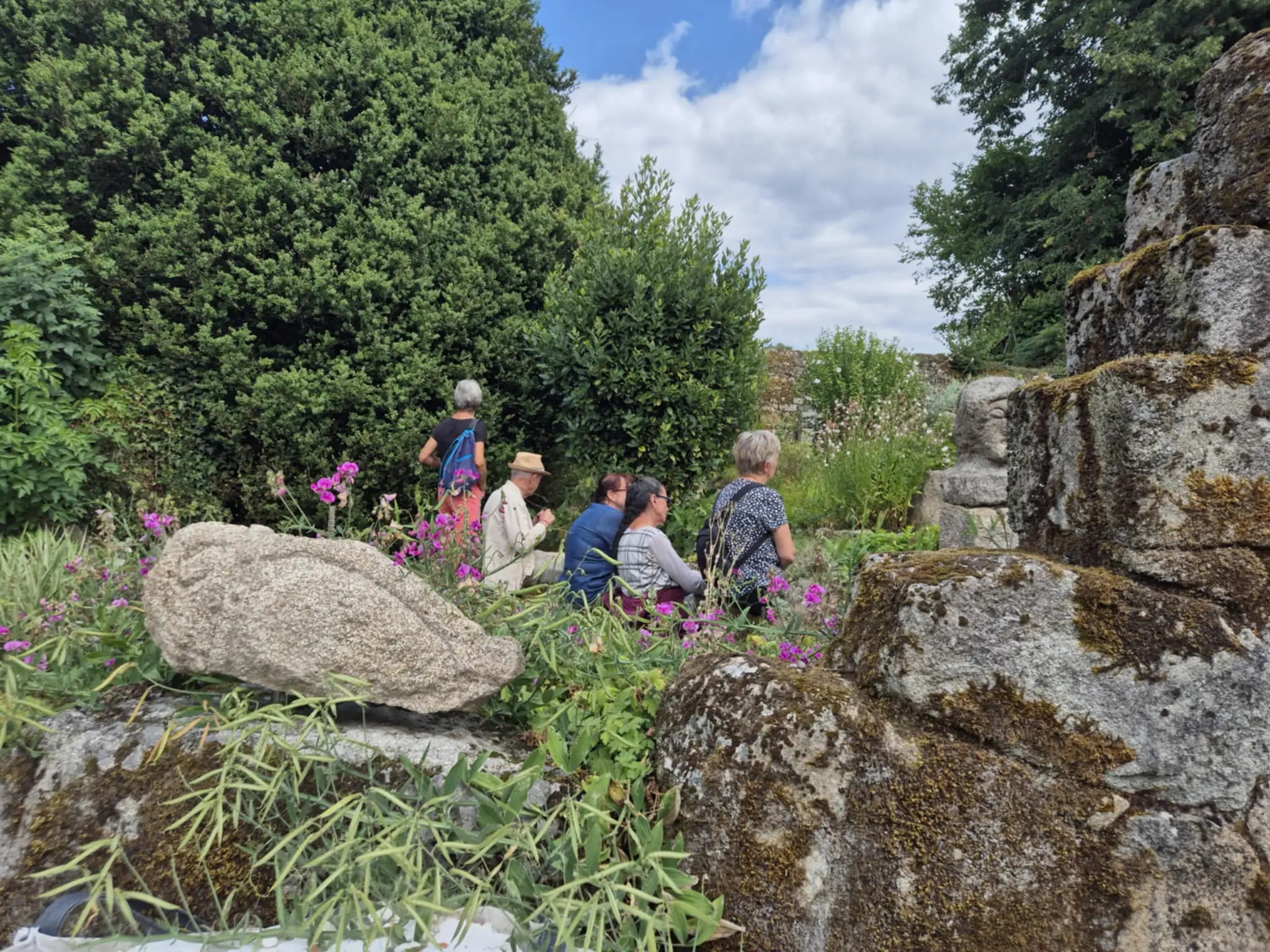 Balade au musée à l'air libre Roland Vincent en famille