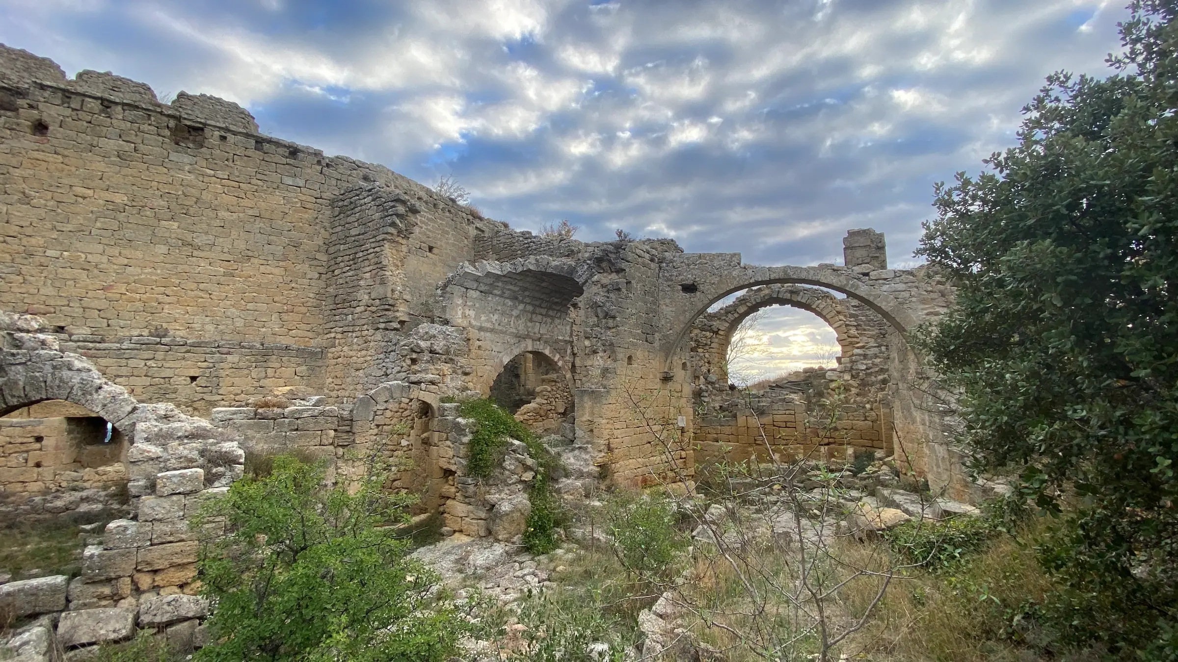 Ruines du château seigneurial de Vernègues