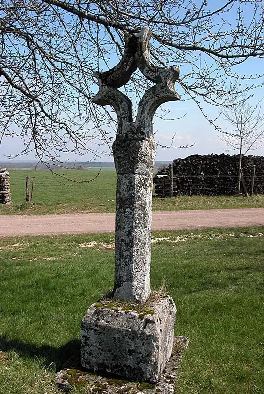 Croix de chemin dite romaine de Perrogney-les-Fontaines