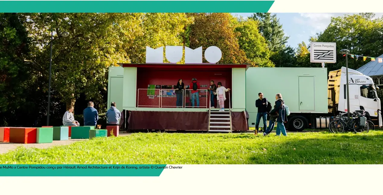 Le camion musée MuMo - Centre Pompidou
