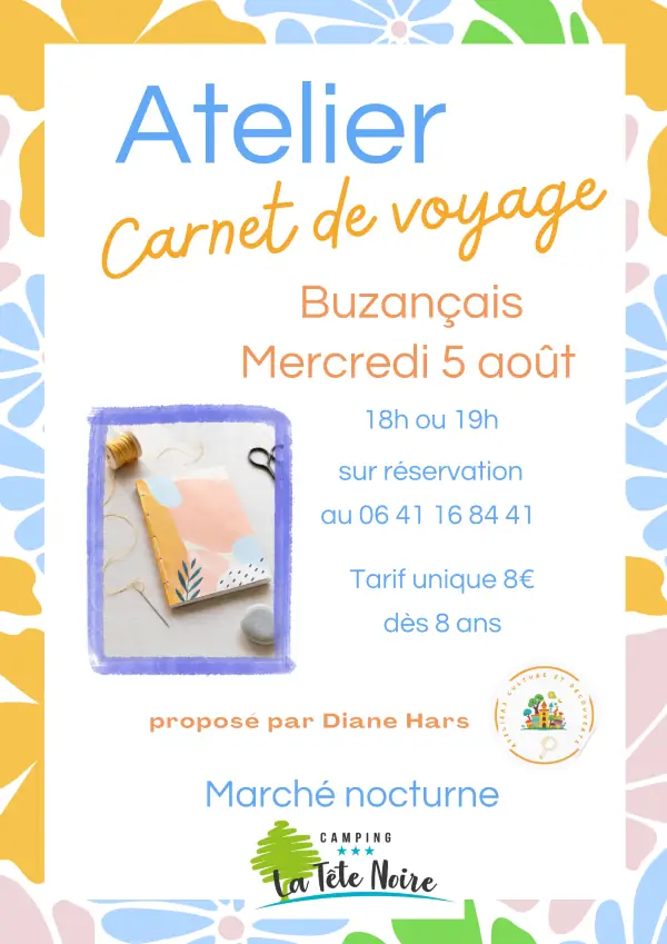 Atelier Culture et Découverte  : Carnet de voyage