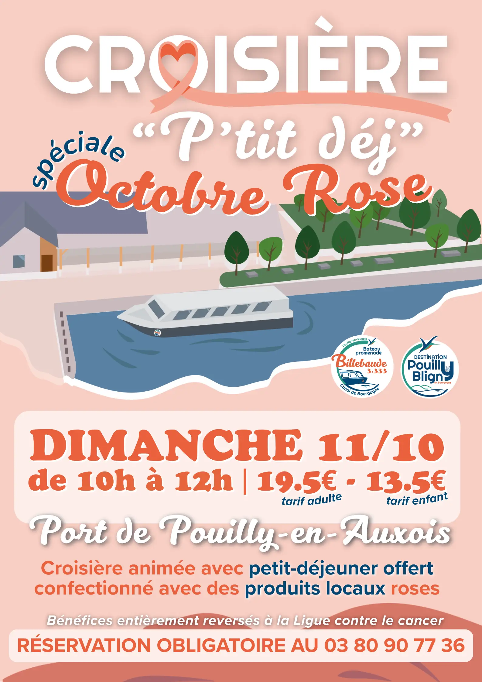 Croisière Petit-Déjeuner spéciale Octobre Rose