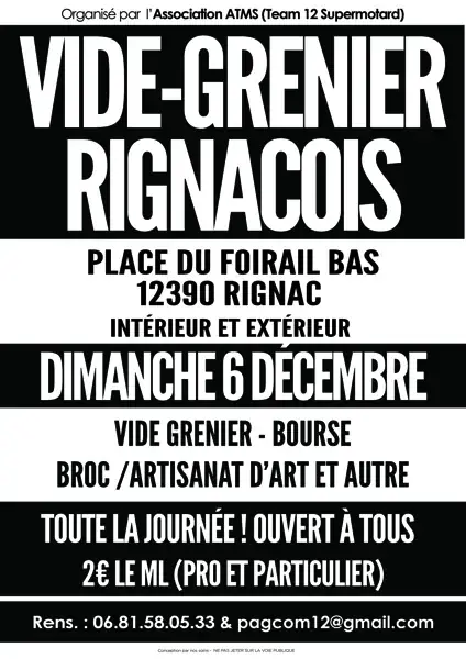 Vide-grenier Rignacois
