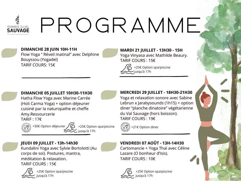 Summer Yoga en Touraine