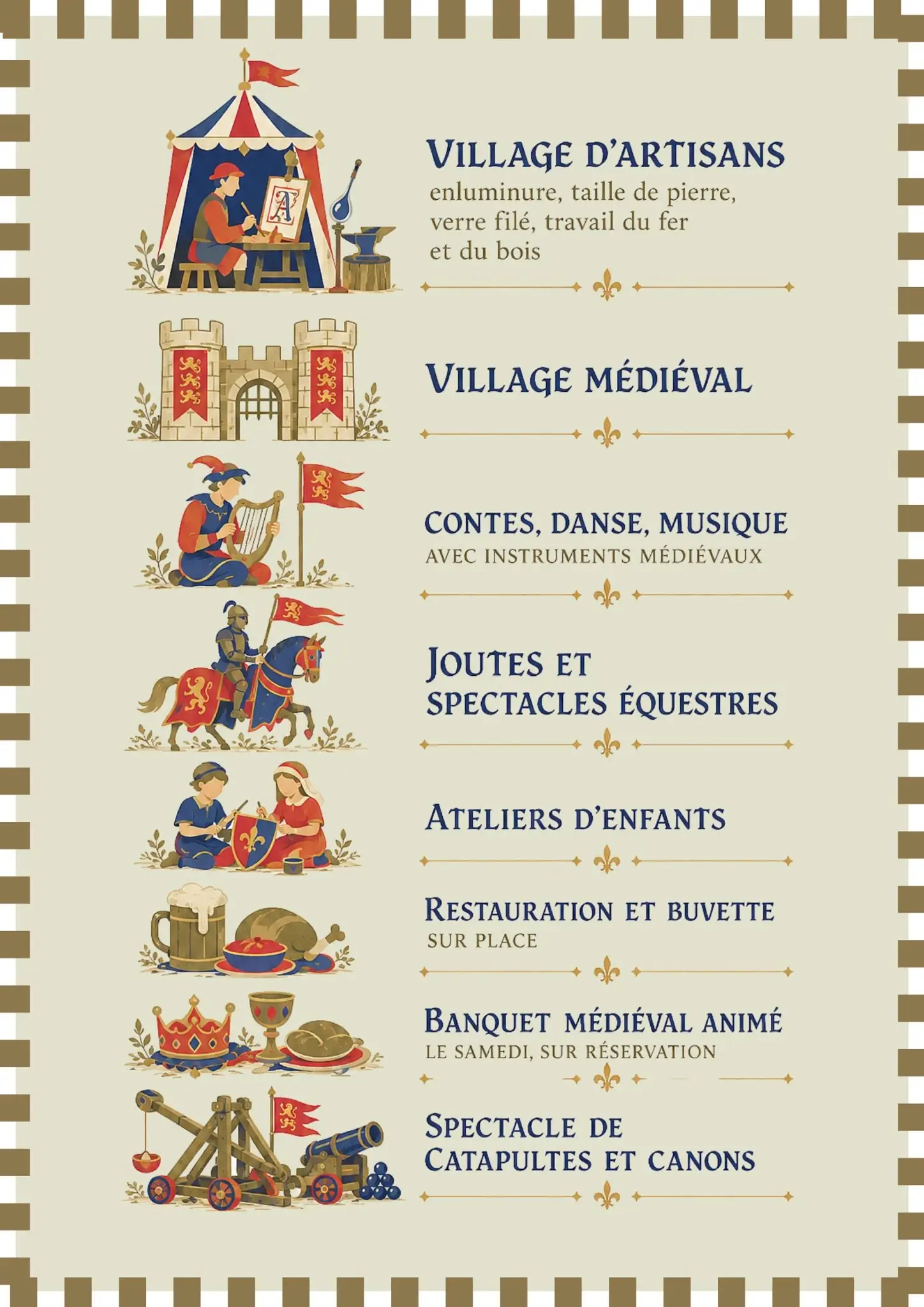 Fête Médiévale au château de Montreuil-Bonnin
