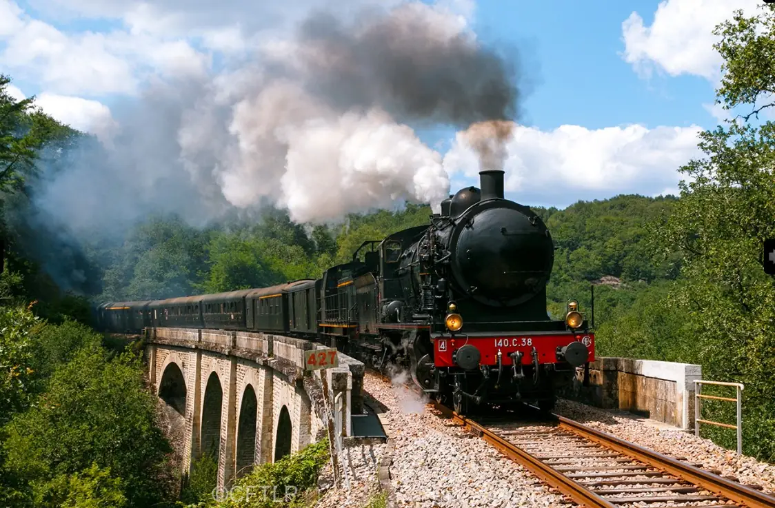 Train touristique à vapeur : De Saint-Léonard de Noblat à Eymoutiers - 16 août