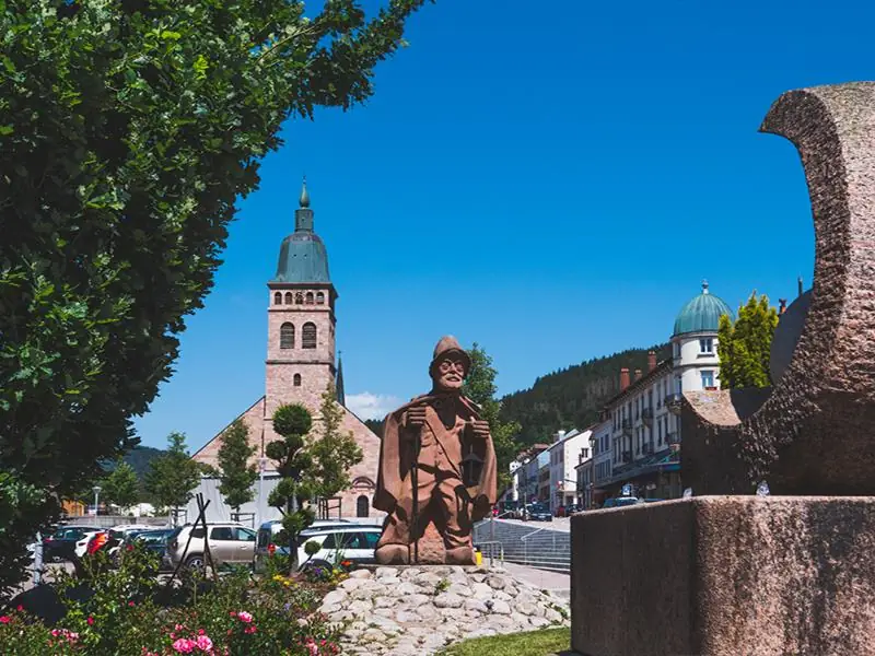 La statue du pélerin