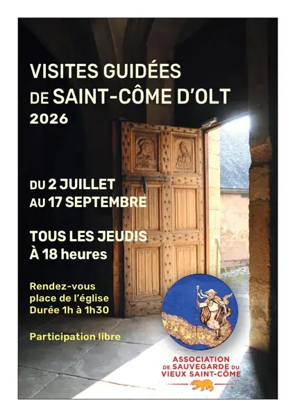 Visite commentée de Saint-Côme-d'Olt