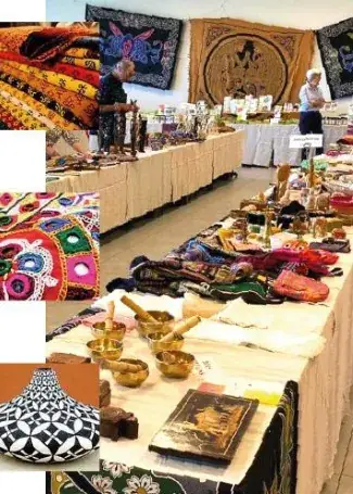Expo vente de LACIM, objets artisanaux du Monde