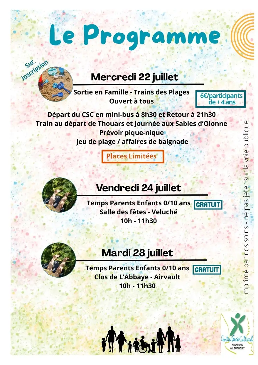 Sortie en famille - Trains des Plages