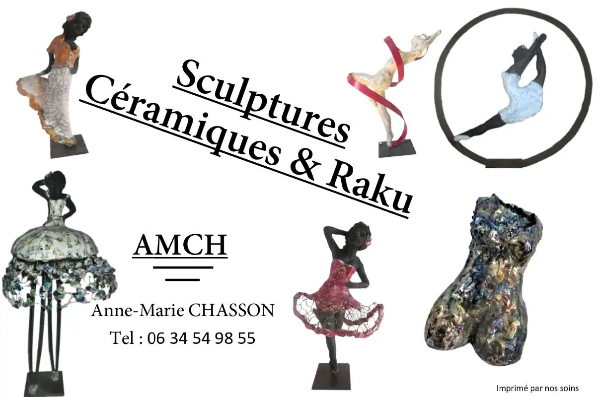 Exposition | A.Marie CHASSON - Sculpture & Cathy JACOMET - Peinture