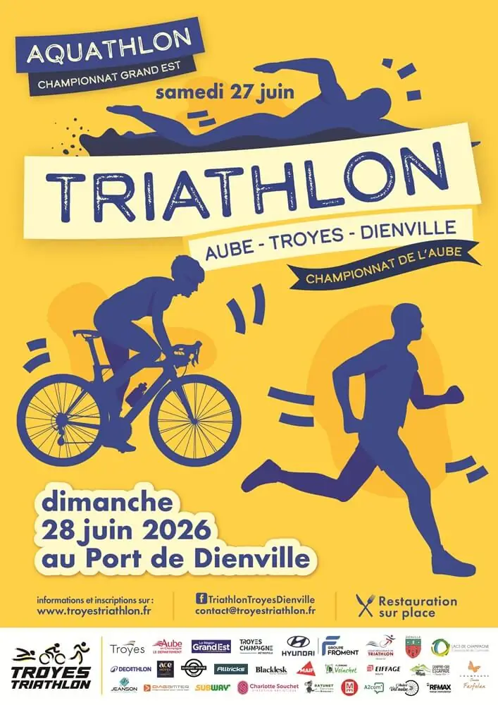ANNULÉ - Triathlon de l'Aube Troyes-Dienville